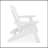 St. Simons Curved Back Adirondack Chair – Durable HDPE Poly Lumber For Outdoor Relaxation And Style-754157091