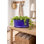 Auge ovale 17 po - bleu cobalt