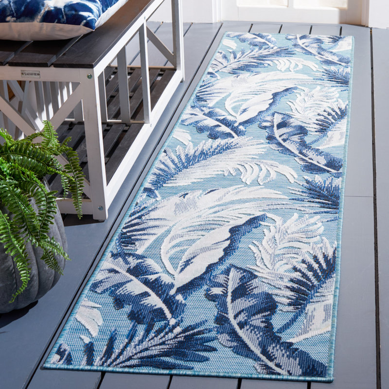 Abbriella Machine Woven Floral Area Rug, Runner 2' x 11'