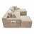 106.3" U-Shaped Cloud Sectional Sofa with Deep Seat
