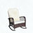 Outdoor Wicker Rocking Chair with Thick Soft Cushion-103108421