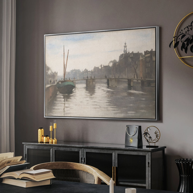 "Vintage Landscape -CCCLVI" sur toile, H 25 po x l 37 po