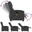 Fauteuil de massage en cuir véritable-672474827