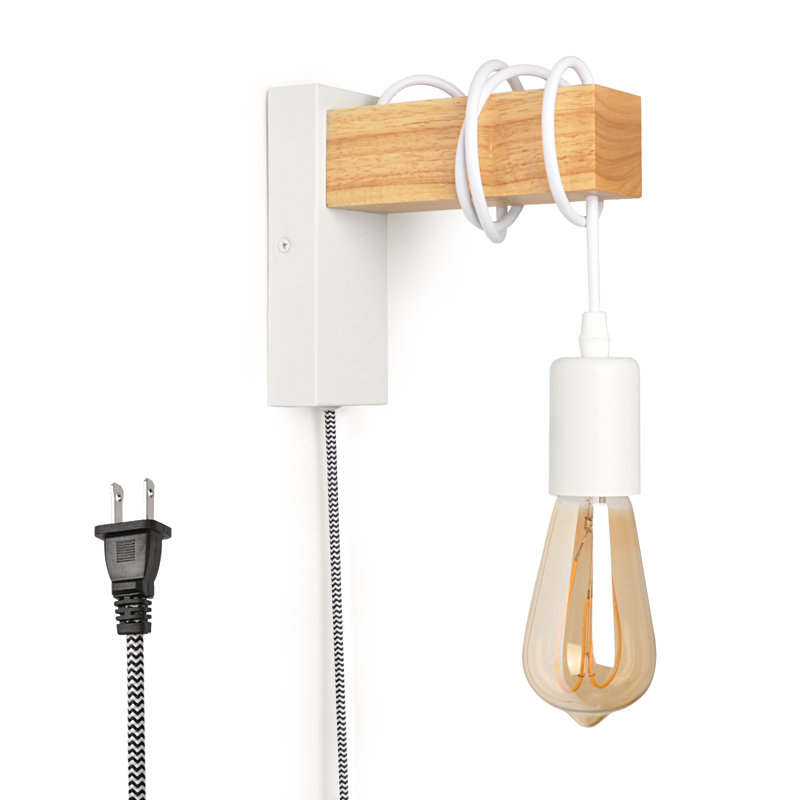 Lampe murale moderne en bois Yaireth