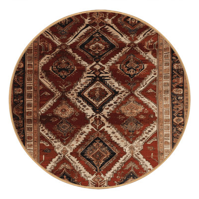 Machine Washable Persian Brown Area Rug