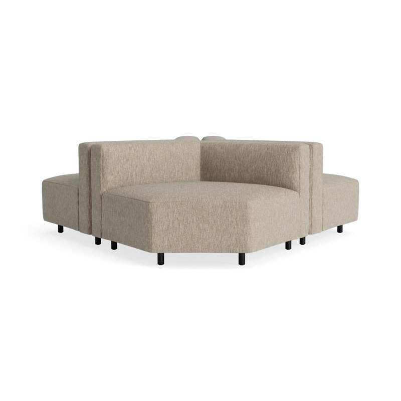 9 Yard Wide Corner Cluster- Sunbrella Dune, 6