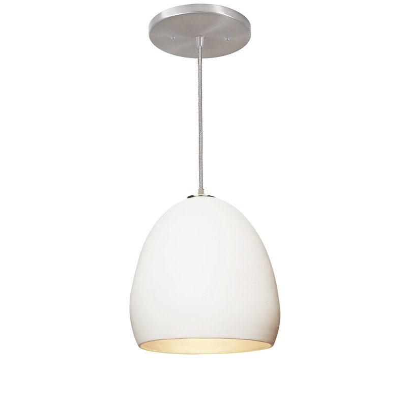 Luminaire suspendu 1 lumière, Noir, Noir mat, H 100 po x l 7 po x P 7 po