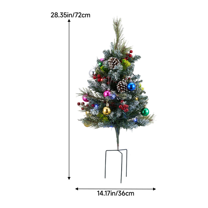 2.36' H Artificial Pine Christmas Tree