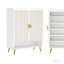 Rangement pour chaussures spacieux, armoire à chaussures de style moderne