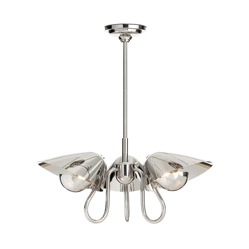 Keaton Pendant (Natural Brass), Polished Nickel