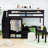 Wooden Loft Bed With Built-In-Desk And Stairs-52340991-52340989