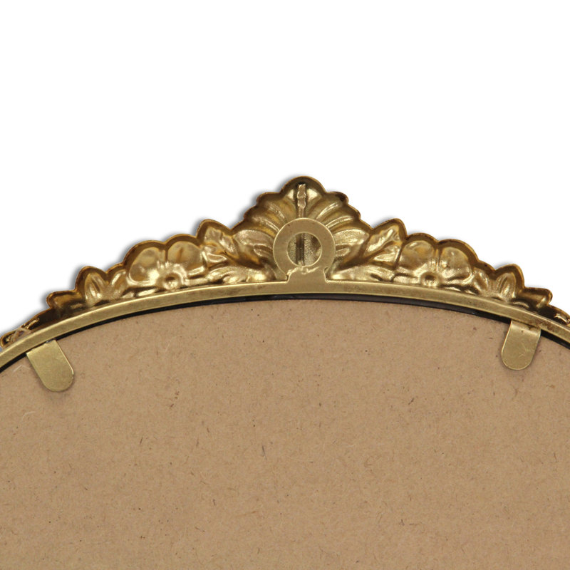 Everlaine Modern Victorian Accent Mirror, Gold