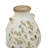 6.5X6.5X7.5" Round Ceramic Accent Vase With Multi-Colored Floral Motifs