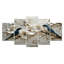 Birds Love Under A Gold White Orchid Tree Garden II - Cerisier en fleurs, ensemble d'art mural