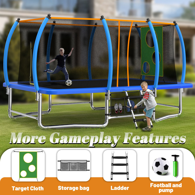 Trampoline for Kids_107.87X168X168, Blue