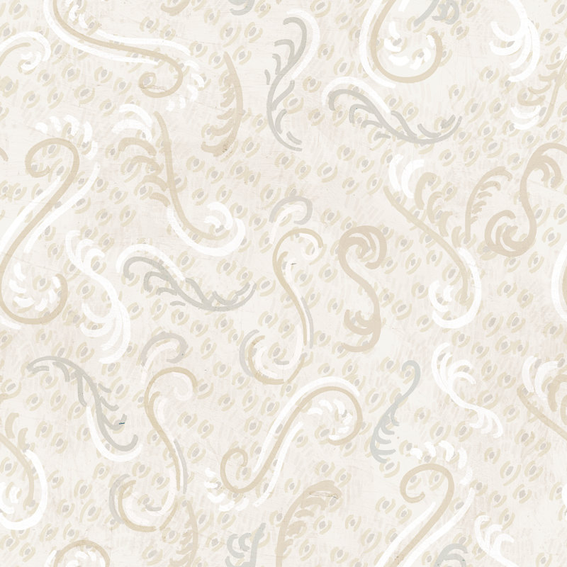 Rouleau de papier peint floral L 33 pi x l 20,5 po Yuki Osada, Sable