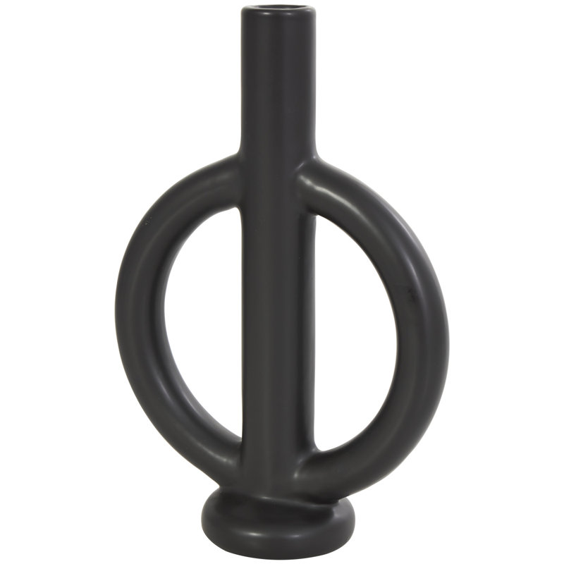 Mable 9.55'' H Earthenware Tabletop Candlestick