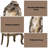 Aleiza Upholstered Side Chair in Vintage Oak (Set of 2)
