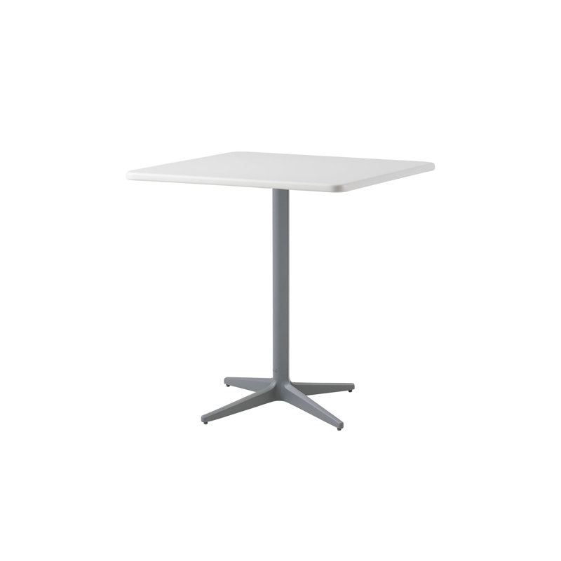 Drop Outdoor Square Coffee Table, Lava Gray, 29.5" W x 29.5" L x 28.8" H, Lava Gray
