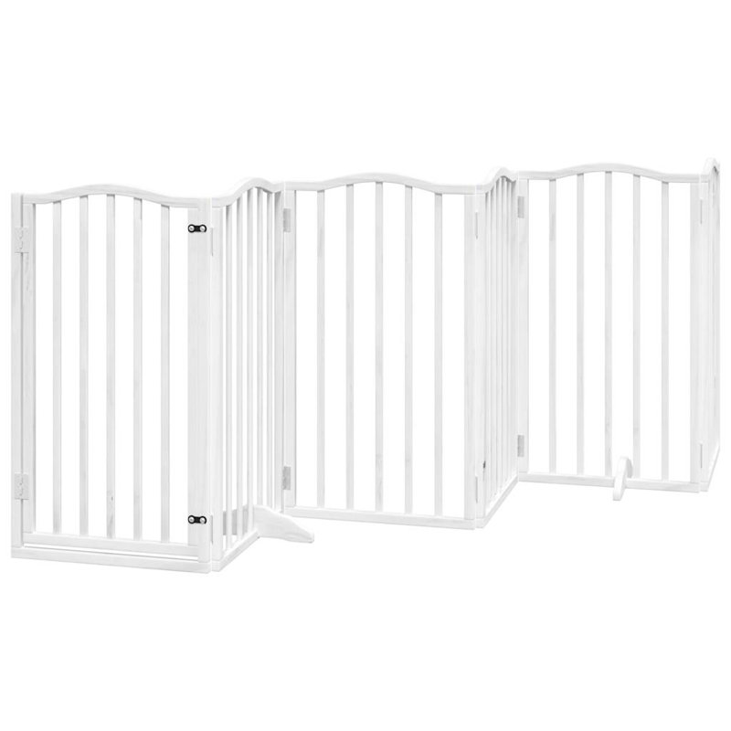 Sumava Solid Wood Dog House Door, 90cm H x 600cm W x 2cm D, White