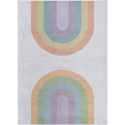 Tapis multicolore aquarelle Asusena