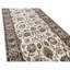 Tapis ivoire et taupe noué à la main de haute qualité