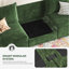 Canapé modulaire réversible moderne avec repose-pieds Petal Sofa-110904370-126427502