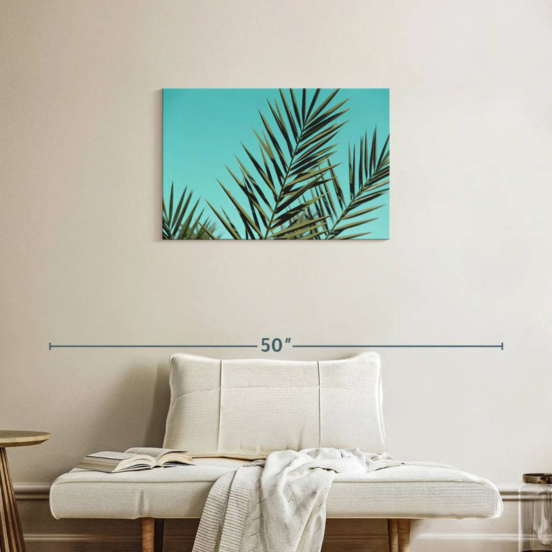 Feuilles de palmier Harnek Sky, H 20 po x l 30 po