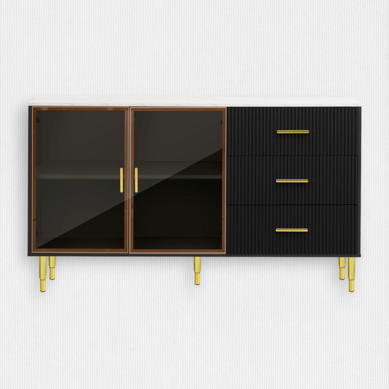 Jasmyne Accent Cabinet, Black