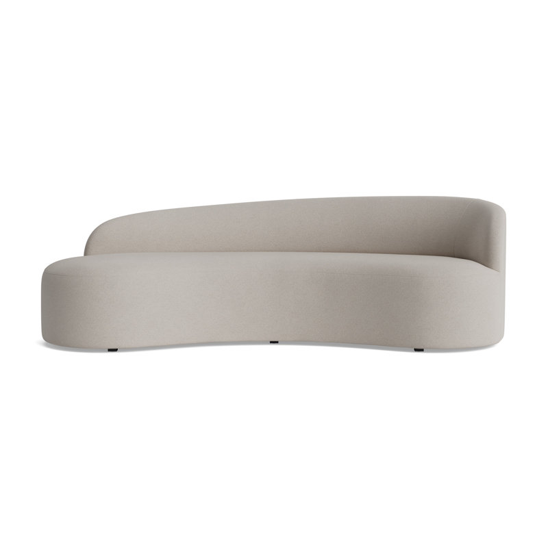 Sofia Right Arm Sofa, Performance Boucle - Dove Gray