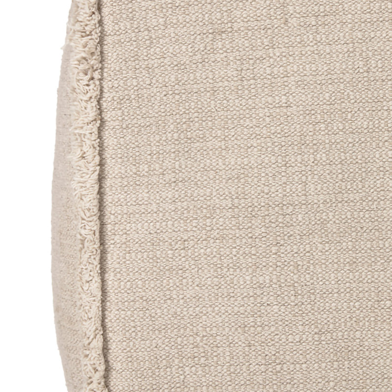 Square Pouf, Beige