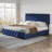  King Size Bed Frame with 4 Storage Drawers and Headboard, Linen Upholstered Full Platform Bed Frame, Diamond Stitched Button Tufted, Easy Assemble, Noise-Free & No Box Spring Needed-1590924048-1590924141