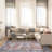 Janna Oriental Performance Machine Washable Area Rug Pink/Gray-70887419