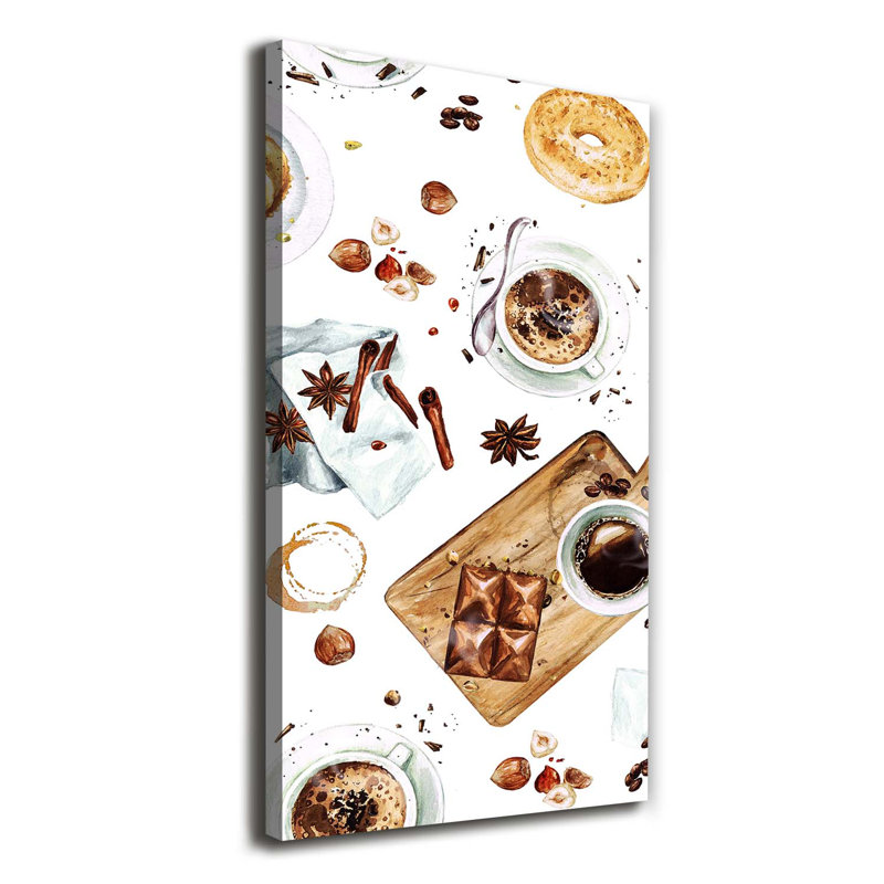 Breakfast - Wrapped Canvas Print