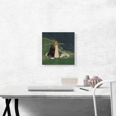 «Women on the Seashore 1898» par Edvard Munch, reproduction d'art sur toile tendue