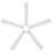 Radiant 5-Blade Smart Ceiling Fan With Integrated Dimmable LED Light and Bluetooth Remote Control Included, Selectable Color Temperature (2700K, 3000K, 3500K, 4000K)-123804463-123804464-123804467