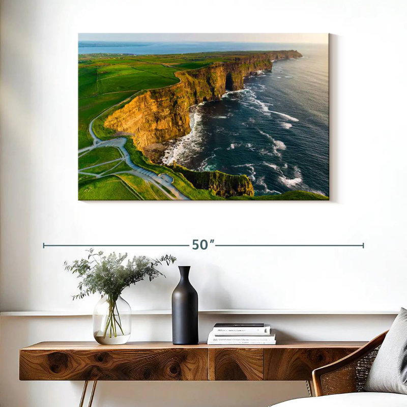 Gillard Moher Ireland Cliffs, 26" H x 39" W