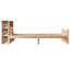 Bookcase Bed Without Mattress Solid Wood Pine-811632143
