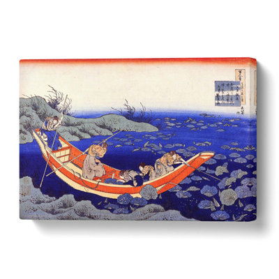 Five Temple Boys by Katsushika Hokusai - Wrapped Canvas Painting