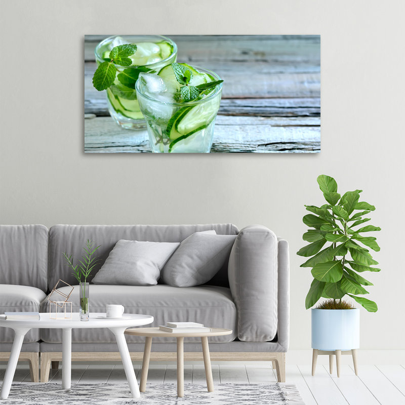Cucumber Water - No Frame Print on Canvas