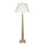 Charleston Wood Floor Lamp, White Washed