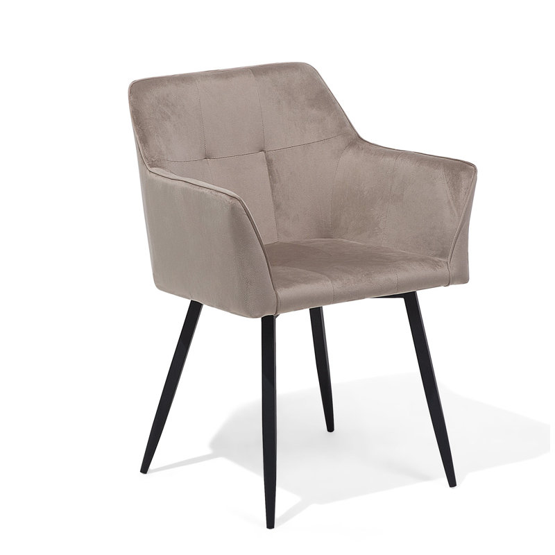 Willenhall 41cm H Tufted Armchair, Taupe