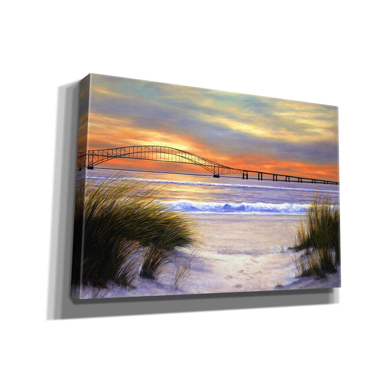 «Sunset Over Robert Moses» par Diane Romanello, H 18 po x l 26 po
