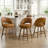 26.4" Swivel Counter Bar Stool With Pocket Spring Cushion & Solid Wood Legs, Upholstered Armless Barstools (Set of 3)-553914519