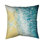 Left side seastar - 18"x18" Throw pillow cover - Poly twill - Print on demand