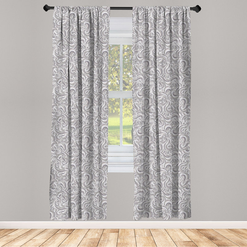 Semi-Sheer Rod Pocket Sliding Panel, 28" x 84"