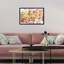 Amant de pivoines, taches de jardin de fleurs - rose moderne - impression sur toile-71080661-71080662