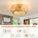 20" Rustic Style Bamboo Woven Ceiling Fan With Lights