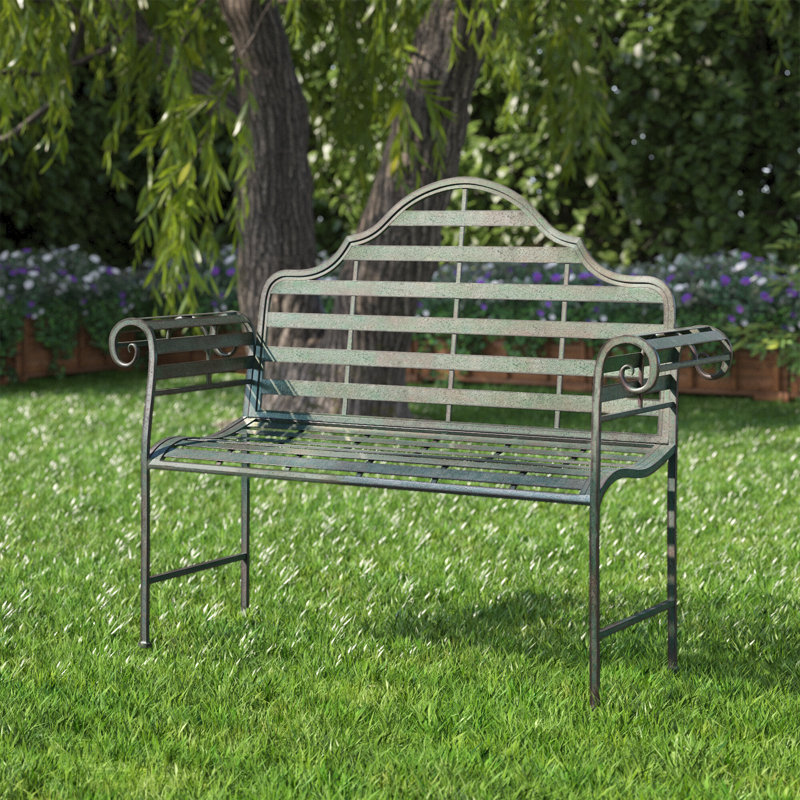 Ezio Iron Outdoor Bench