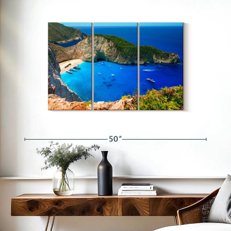 Gillard Navagio Beach Paradise, H 24 po x l 38 po